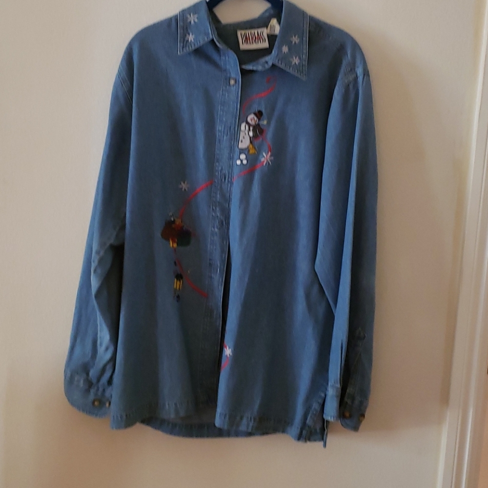 BILL BLASS DENIM SHIRT